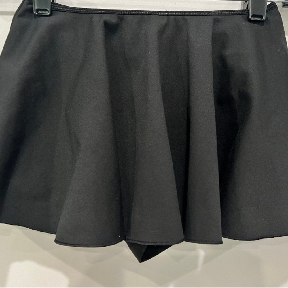Frankie's Bikinis Black Flared Skirt Size Small